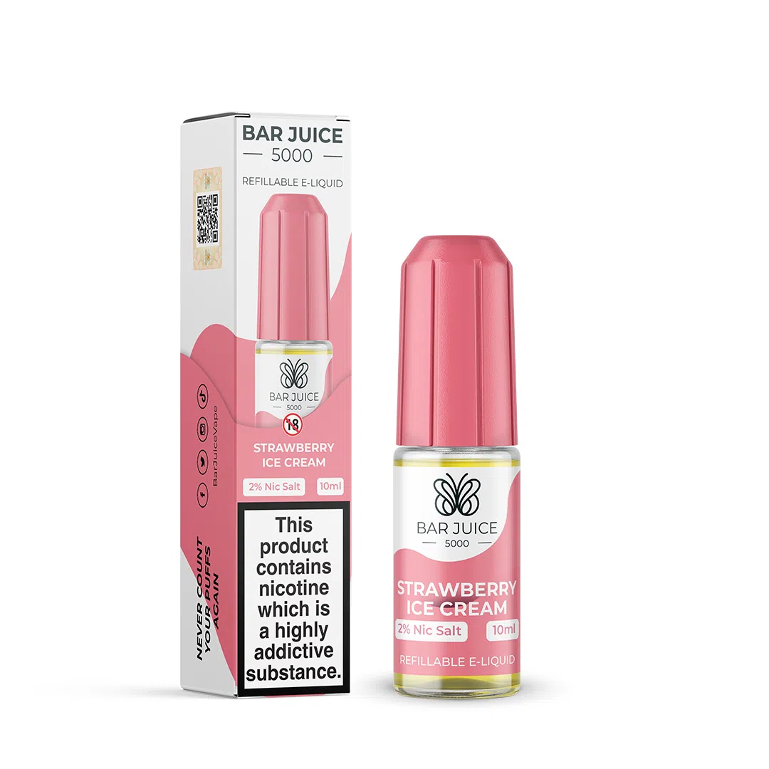 Bar Juice 5000 Liquid - Strawberry Ice Cream 20mg/ml