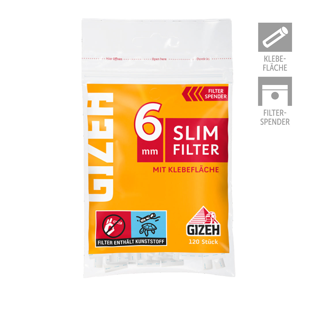 Gizeh Slim 6mm Filter