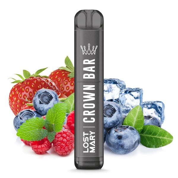 Crown Bar by Al Fakher x Lost Mary Triple Berry Ice