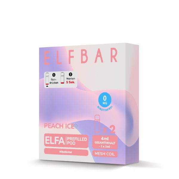 Elfa Peach Ice Nikotinfrei