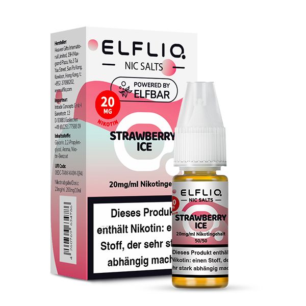 Strawberry Ice Cream Liquid 20 mg/ml Nikotin