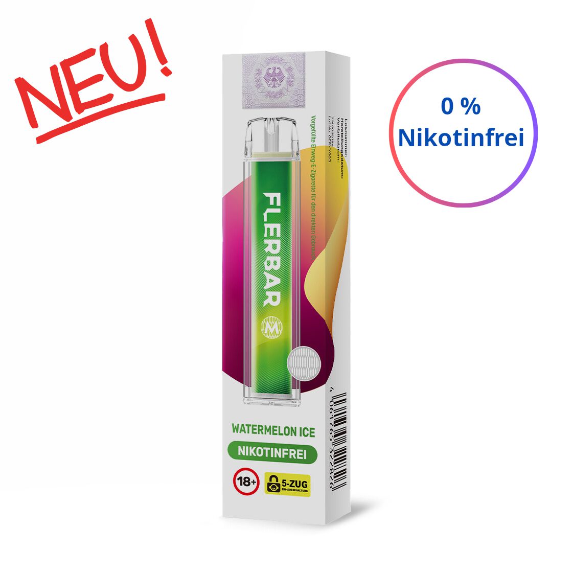 Watermelon Ice – 0mg/ml Nikotinfrei M