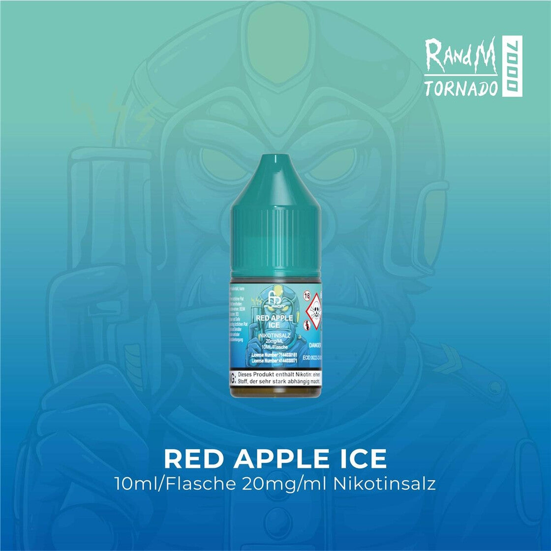 Fumot RandM Tornado 7000 Liquid Red Apple Ice