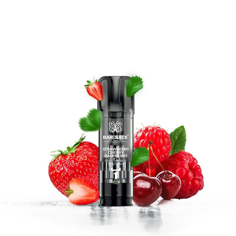 Bar Juice - Prefilled Pods - Strawberry Cherry Raspberry - 2ml - 20mg - 2er Paket