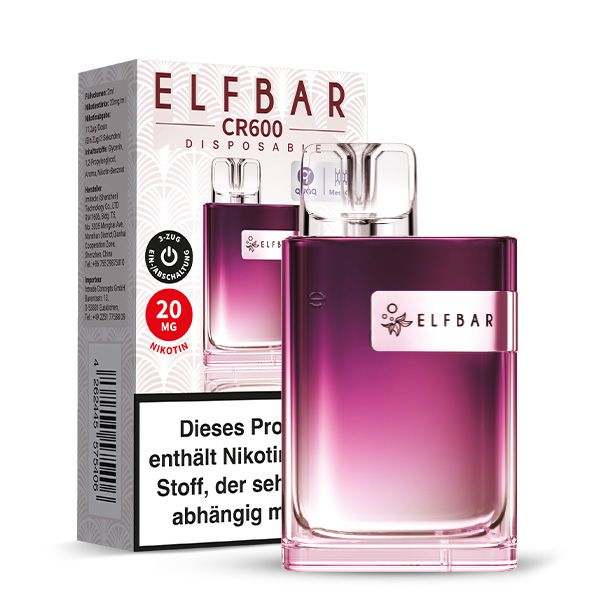 ELFBAR CR600 Strawberry Raspberry Cherry