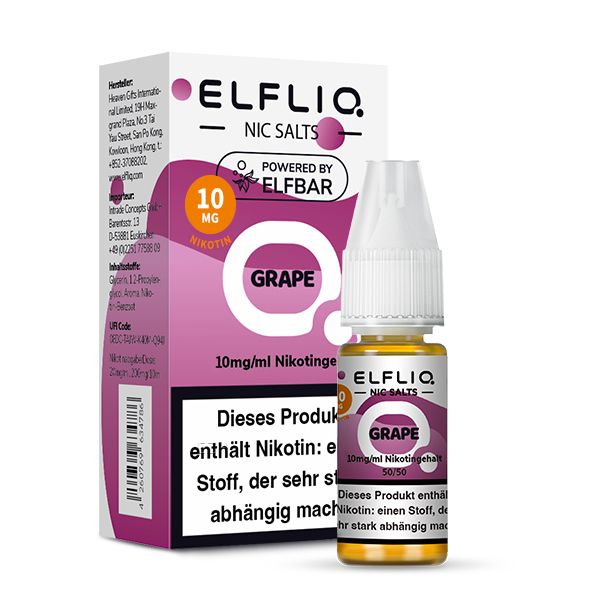 Grape Liquid 10 mg/ml Nikotin