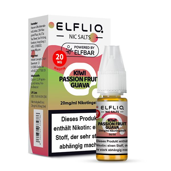 Kiwi Passion Fruit Guava 20 mg/ml Liquid