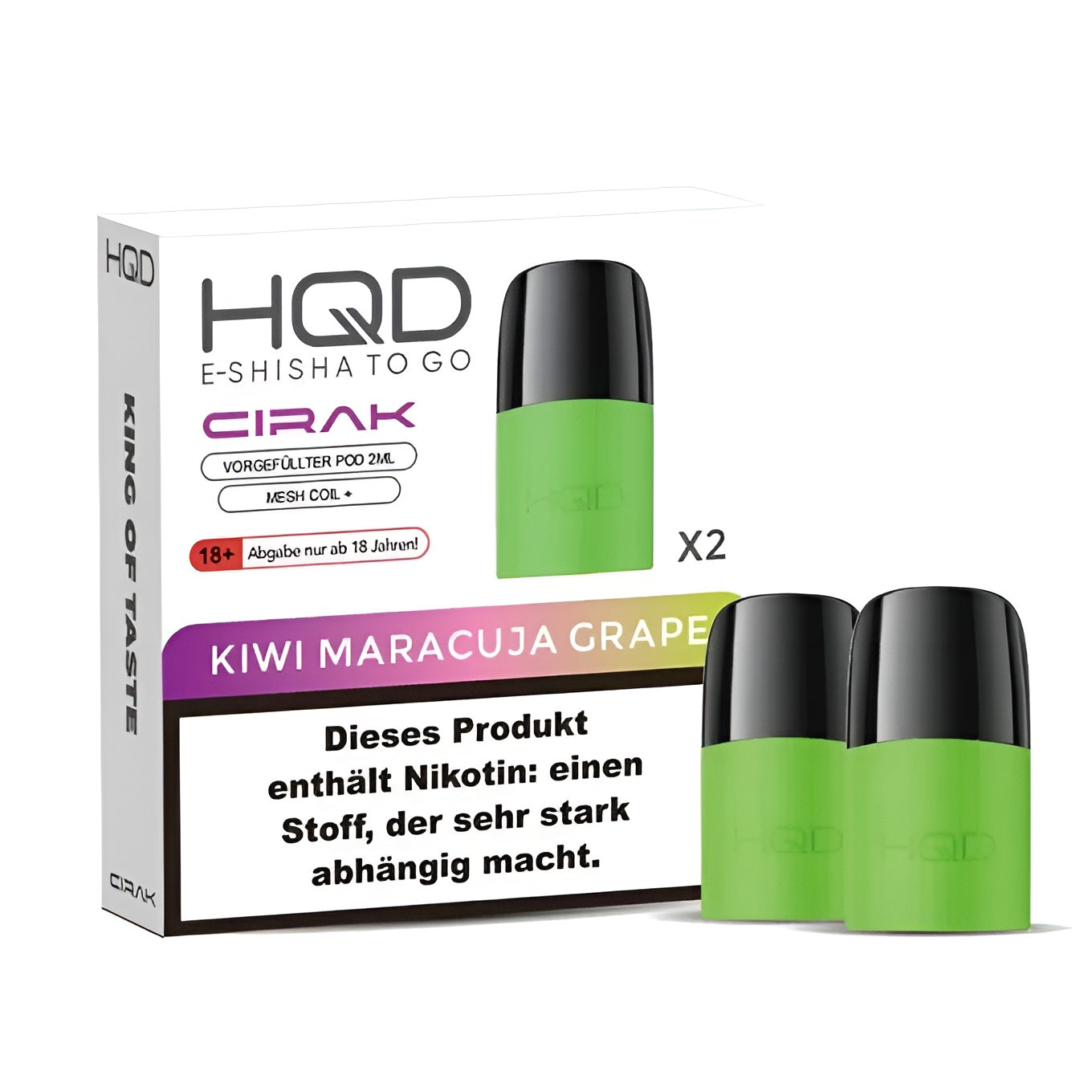 HQD CIRAK Kiwi Maracuja Grape