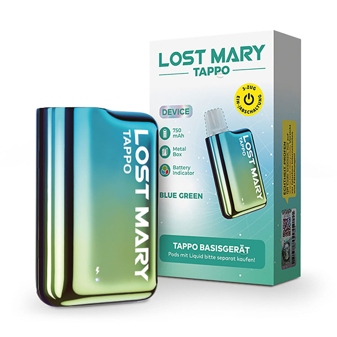 Lost Marry Tappo Pod Kit Akku