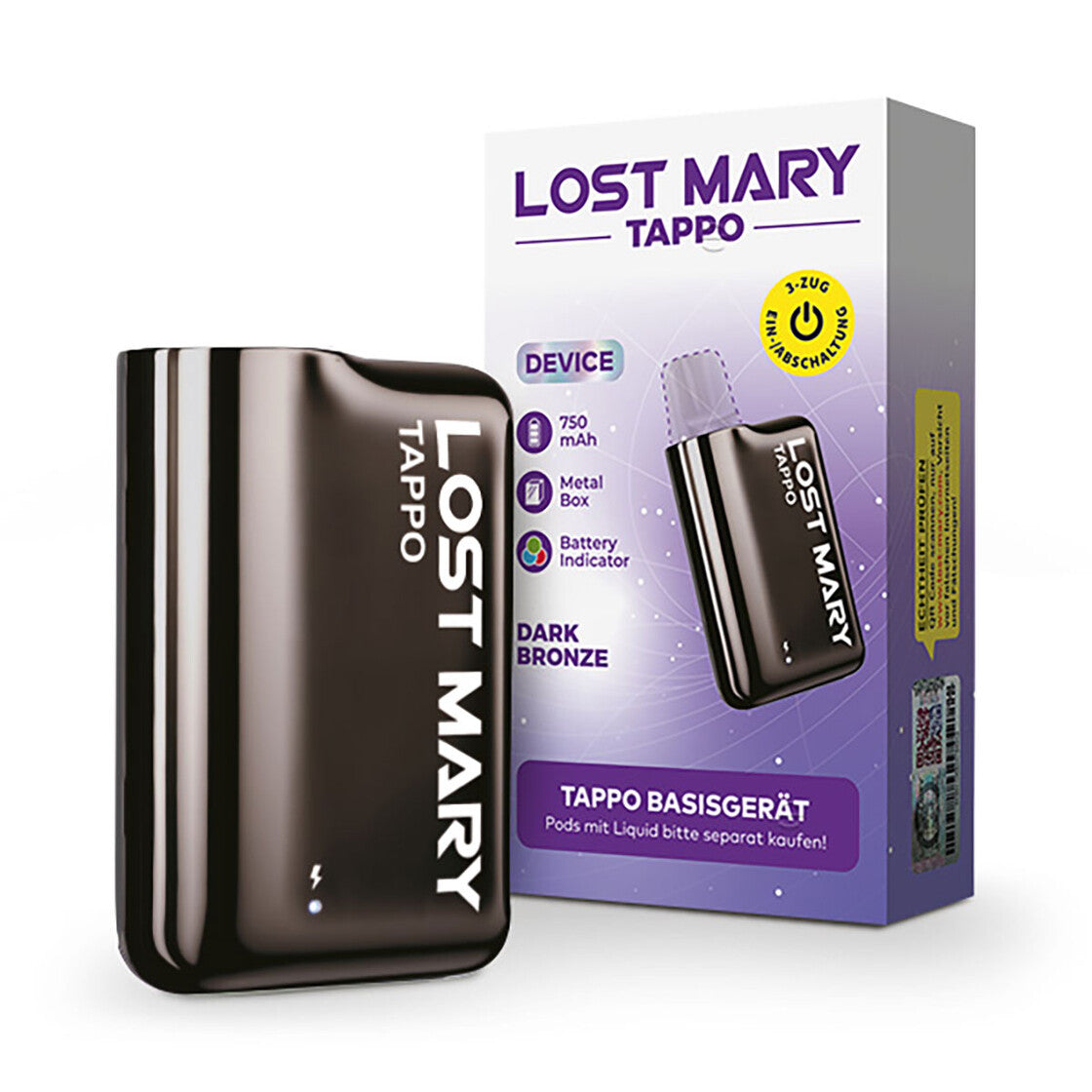 Lost Marry Tappo Pod Kit Akku