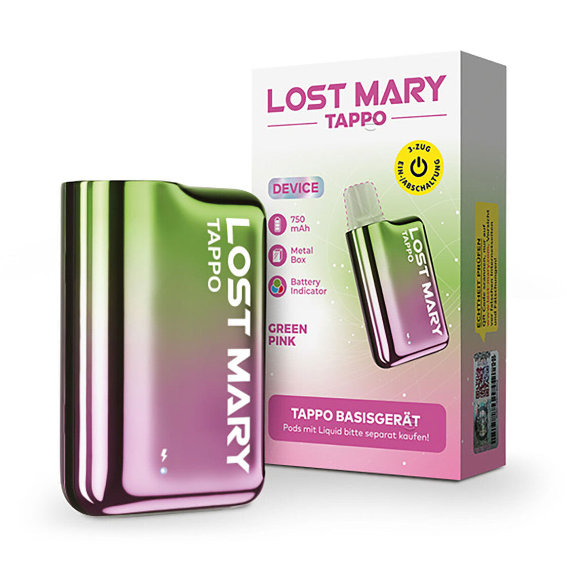 Lost Marry Tappo Pod Kit Akku