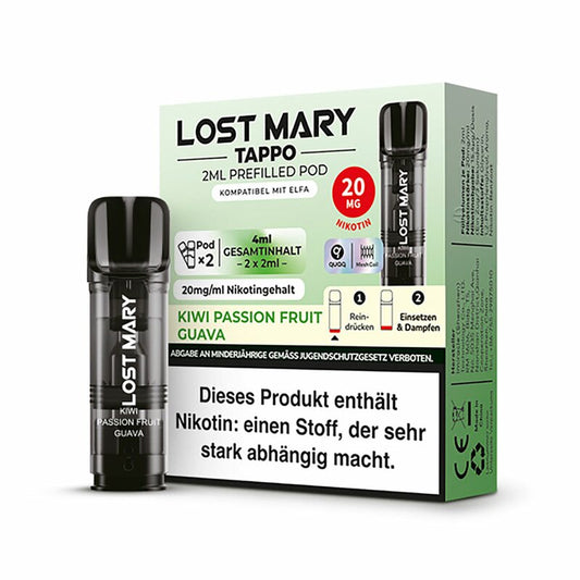 Lost Mary Tappo Kiwi Passion Fruit Guava