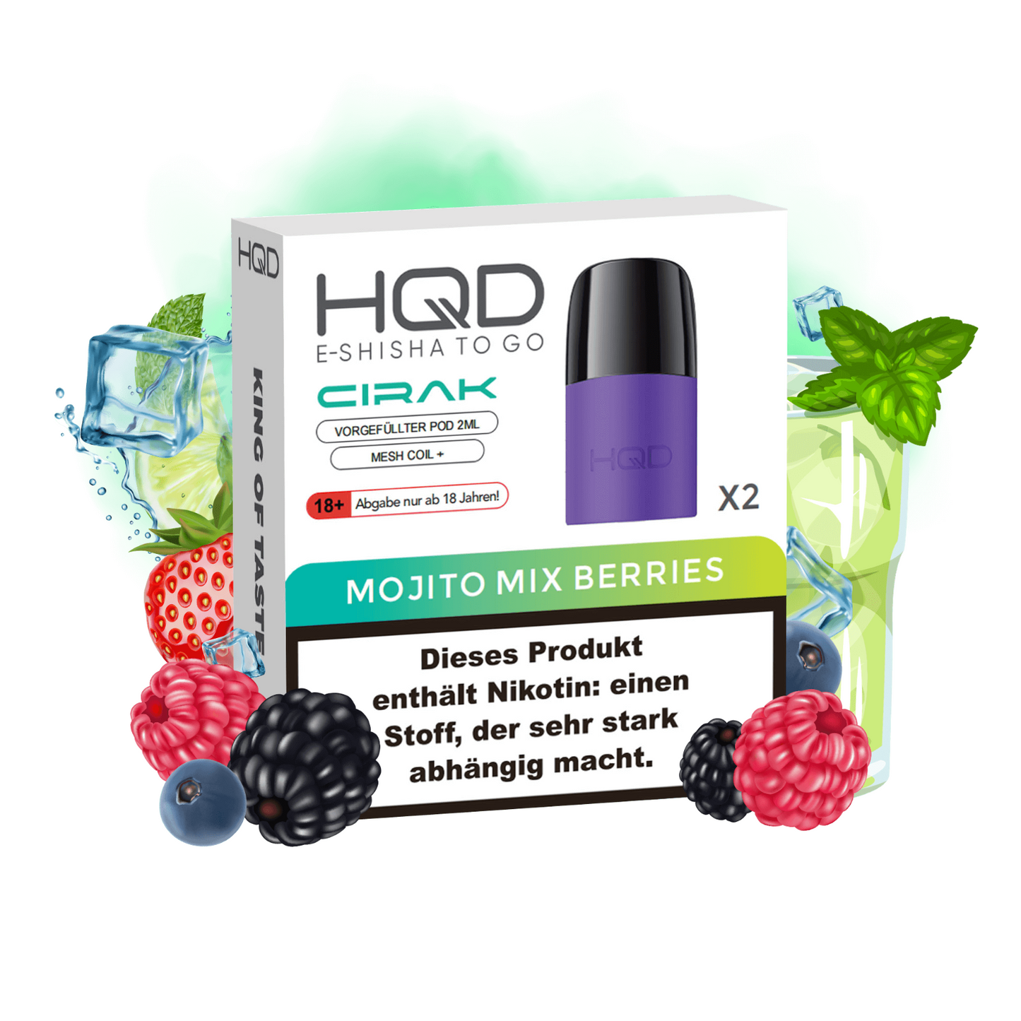 HQD CIRAK Mojito Mix Berries