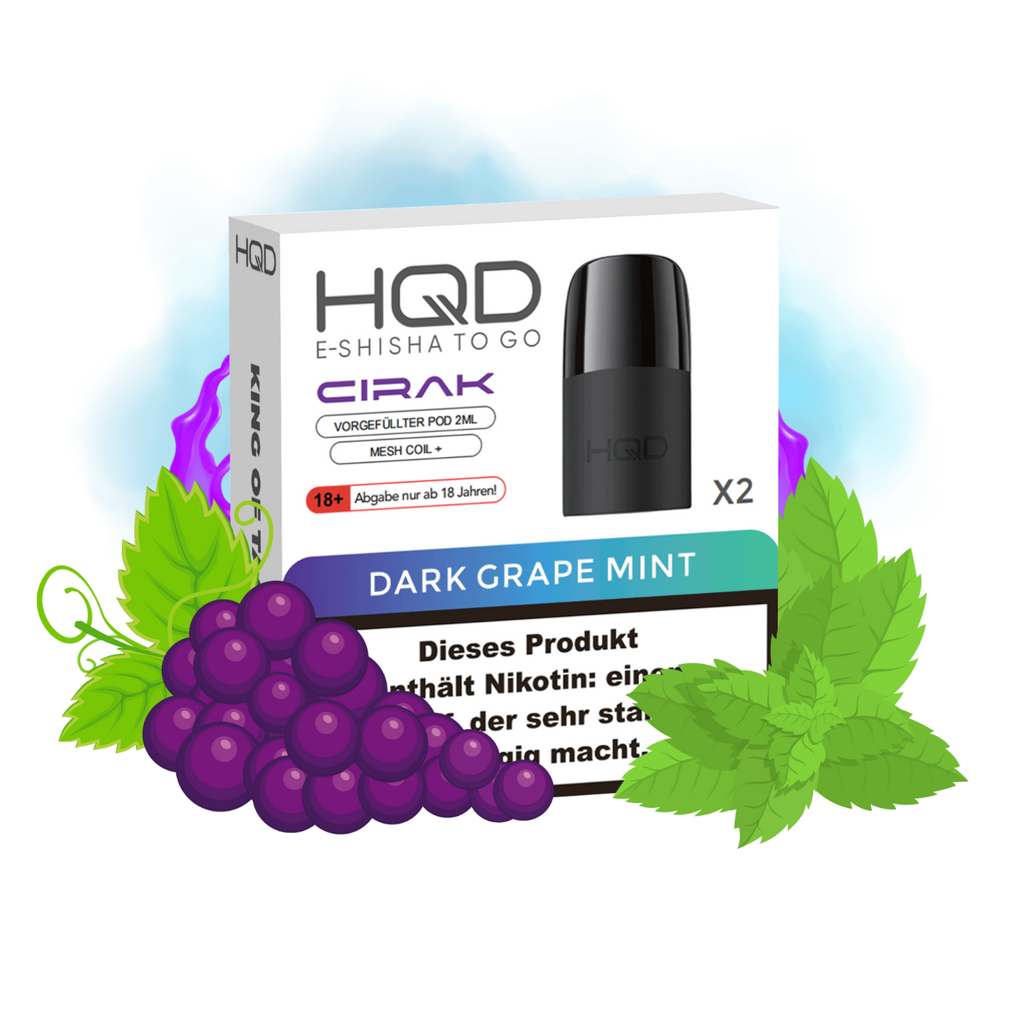 HQD CIRAK Dark Grape Mint